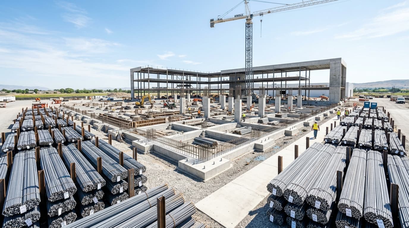 LİMİTSİZ Donatı Çeliği ve Modern Şantiye